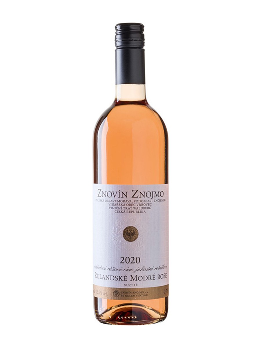 Rulandské modré Rosé 2020, jakostní víno,  Vinařství Znovín