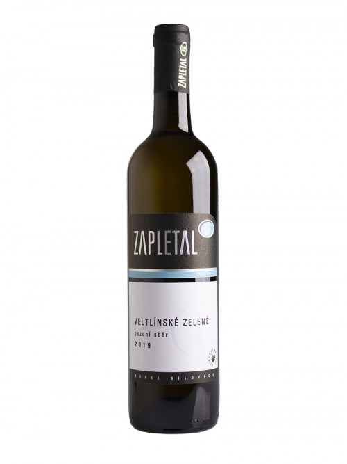 Veltlínské zelené 2021, pozdní sběr, Vinařství Zapletal