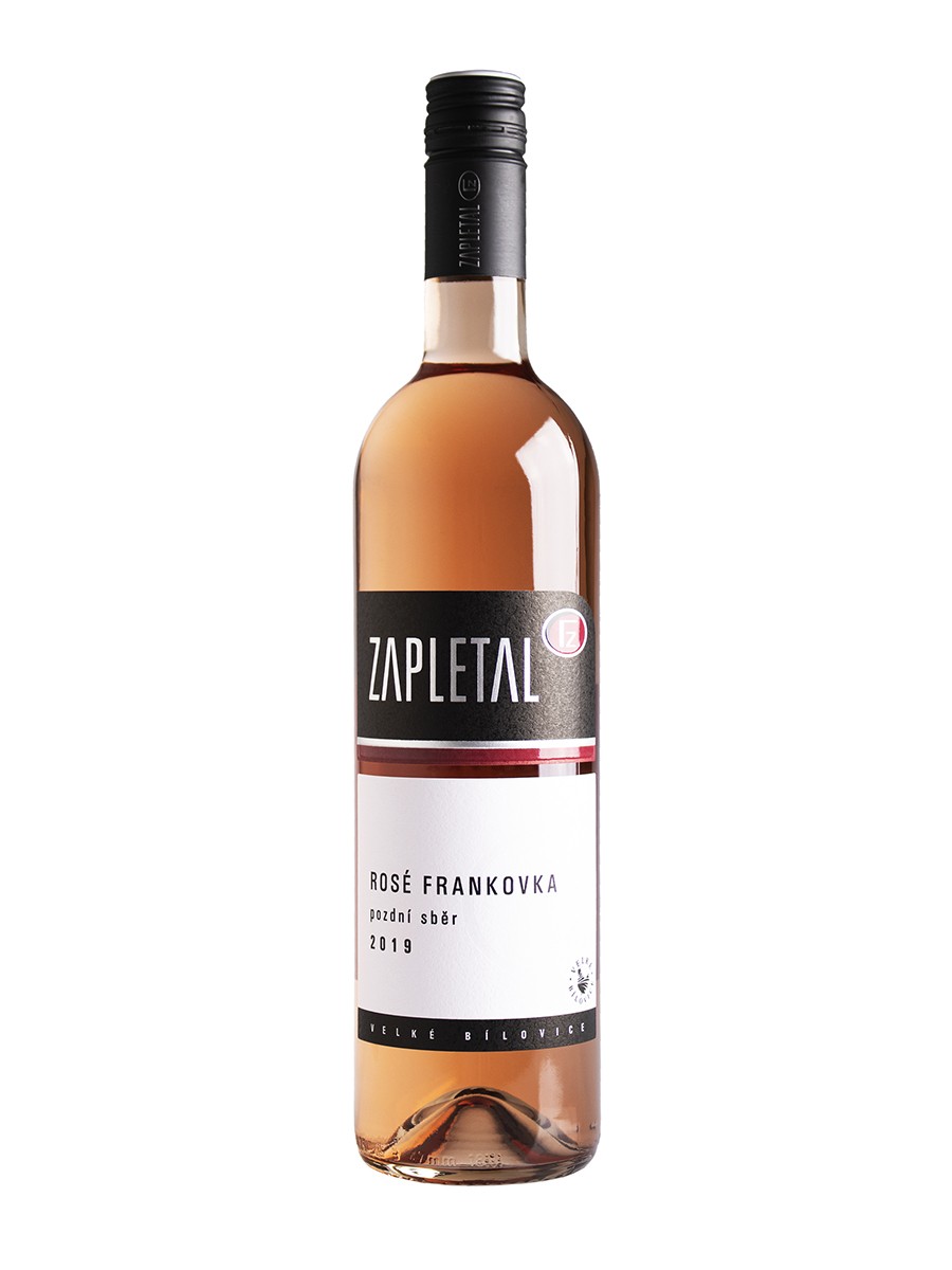 Frankovka ROSE 2021, pozdní sběr, Vinařství Zapletal