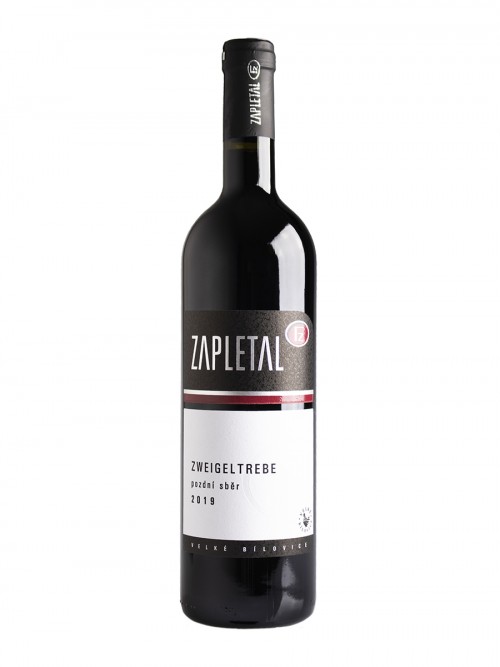 Zweigeltrebe 2021, pozdní sběr, Vinařství Zapletal