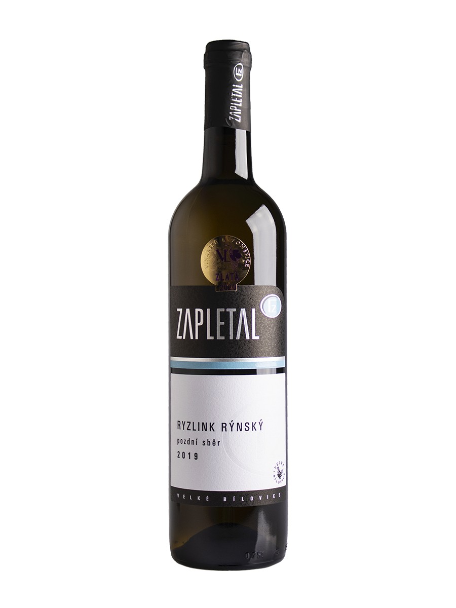 Ryzlink rýnský 2023, pozdní sběr, Vinařství Zapletal