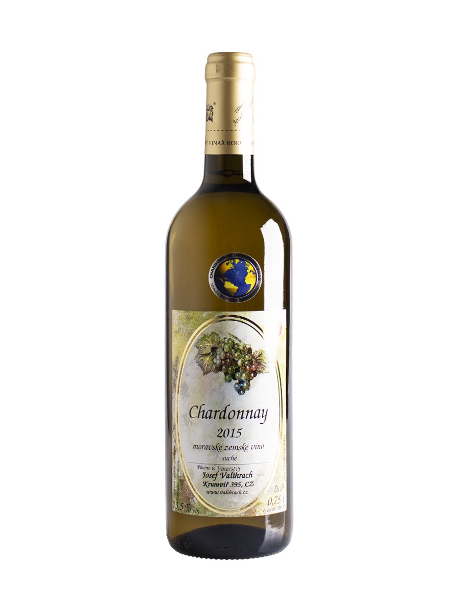 Chardonnay 2021, pozdní sběr, Vinařství Josef Valihrach