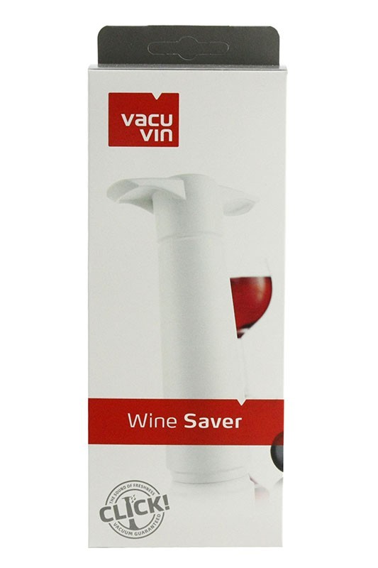 Pumpička na víno bílá + 2 uzávěry VACUVIN