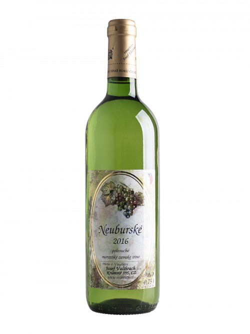 Neuburské 2017,  zemské víno, Vinařství Josef Valihrach
