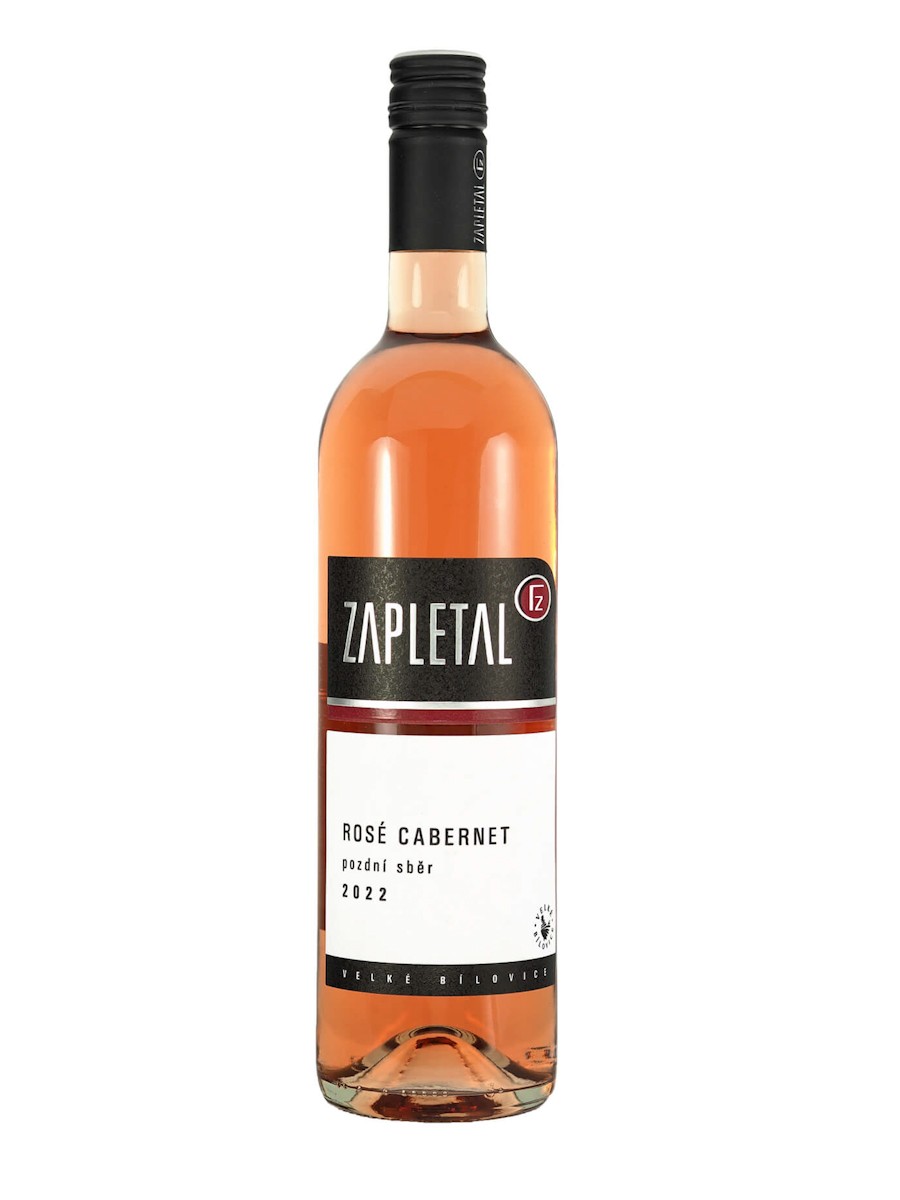 ROSE Cabernet 2022, pozdní sběr, Vinařství Zapletal